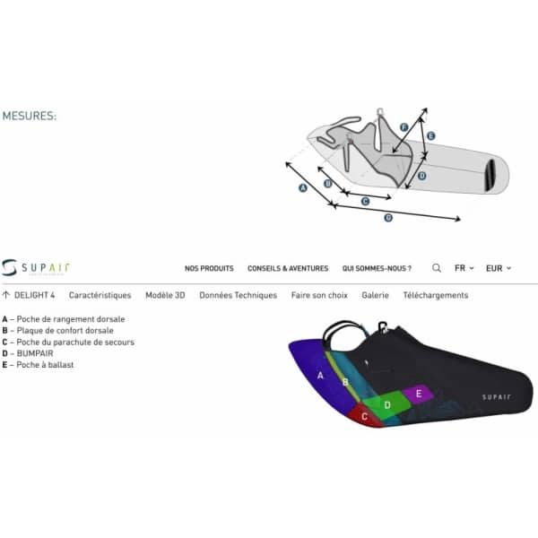 Sellette Cocon SUPAIR DELIGHT 4 SPORT - demo taille S – Image 6